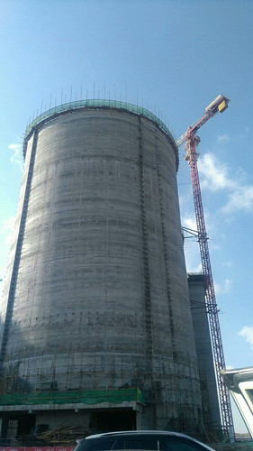 天工公司土建四部曹家灘煤礦原煤倉滑模施工進展順利