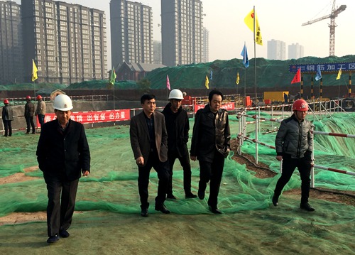 大秦置業公司提速推進藍山水岸項目建設