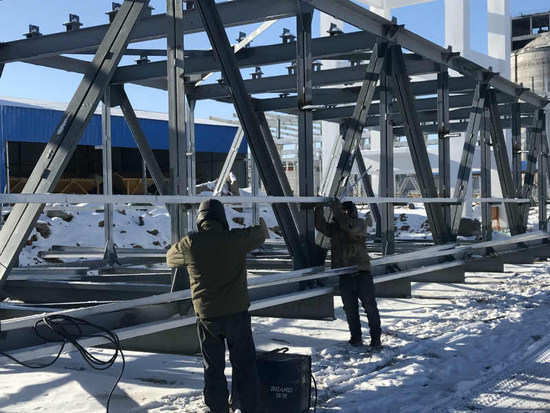 迎寒而上，項目建設無冬天