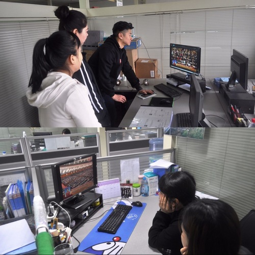 路橋分公司組織觀看十三屆全國人大一次會議開幕會