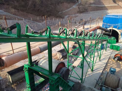 礦建二公司冶坪項目部主、副、風實現全面貫通