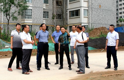 銅川礦業公司領導深入銅煤1#、2#小區施工現場回訪檢查項目建設工作