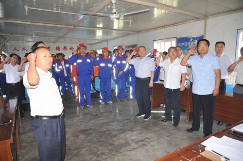 陜煤建設掘進公司：打造“掘進鐵軍”誓師會定目標 鼓士氣 提信心