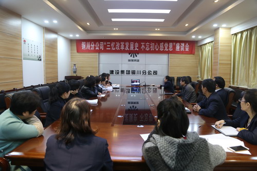 銅川分公司召開“三憶改革發展史,不忘初心感黨恩” 座談會
