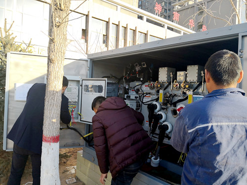 陜煤建設公司：神南華府成功接入10kV專用供電電源