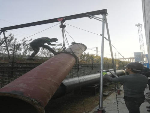 陜煤建設洗選煤運營公司安裝第二項目部孟村礦井超磁外排水管路安裝施工現場紀實