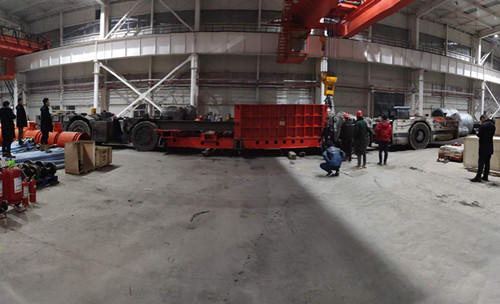 陜煤建設機電安裝公司曹家灘項目部春節施工斗志高