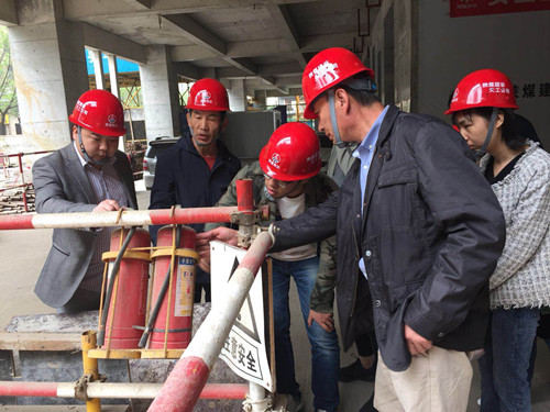 陜煤建設天工公司積極組織消防專項安全專項檢查