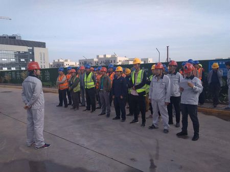 陜煤建設天工公司十五項目部“安全生產月”活動氛圍濃