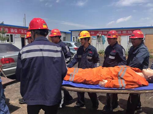 陜煤建設(shè)洗選煤運營公司安裝第三項目部：生命誠可貴 演練防風(fēng)險