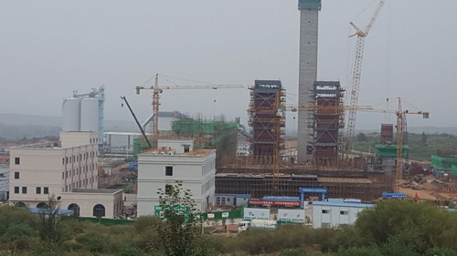 陜煤建設銅川公司：榆林垃圾焚燒發電煙氣凈化設備基礎工程順利交安