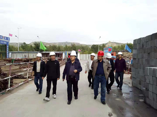 王寧赴陜煤神木住宅小區B區26#住宅樓工程施工現場檢查指導工作