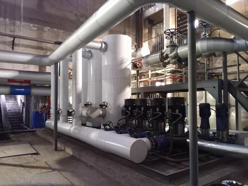 陜煤建設韓城分公司胡家河礦井及選煤廠供暖改造換熱站設備圓滿試運行