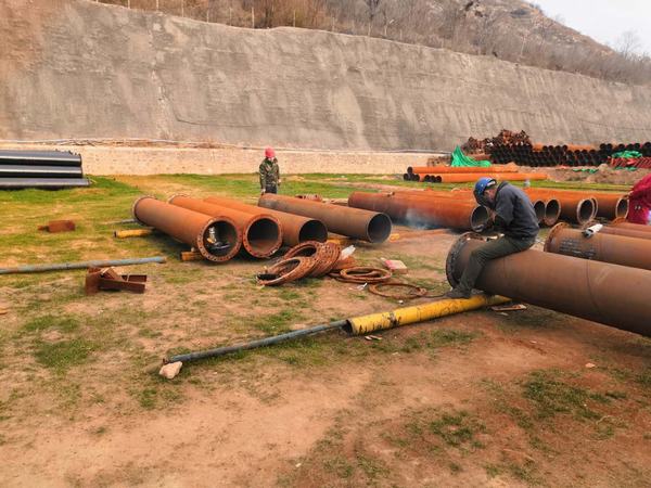 陜煤建設韓城分公司安裝一項目部“工程進度”和“疫情防控”一個都不能少