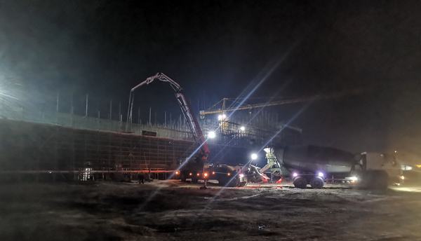 陜煤建設渭南分公司南京金龍項目部凝心聚力爭朝夕 施工大干正當時