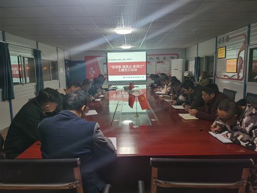 陜煤建設(shè)銅煤公司第一項目部黨支部組織開展“愛國情?強(qiáng)國志?報國行”主題黨日活動