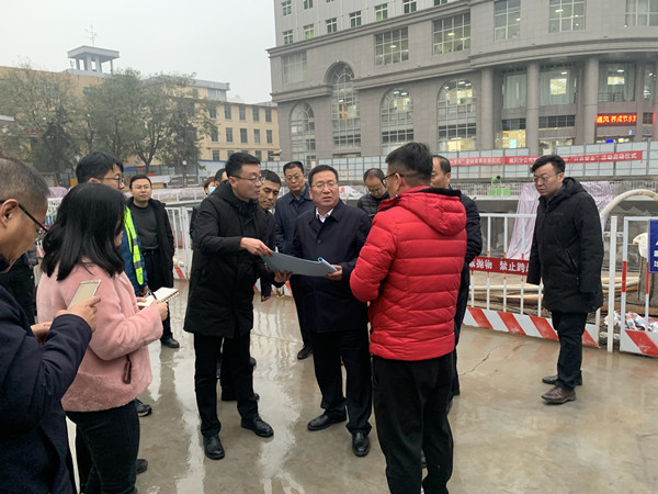 咸陽市副市長王靖一行蒞臨咸陽市城市停車場BOT項目調研