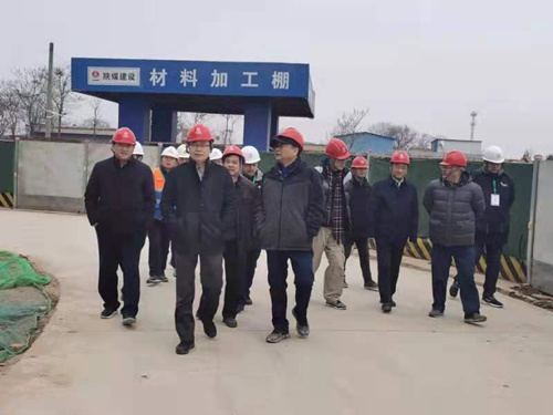 陜西省第十一屆政協秘書長姚增戰蒞臨中儲糧項目部參觀檢查指導工