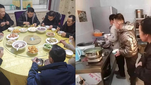 陜煤建設路橋分公司基層項目慶臘八共迎新春