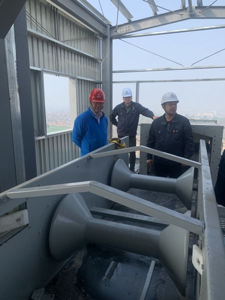 中央儲備糧新建項目領導小組組長、副總經理王錄印蒞臨中儲糧項目部檢查指導工作