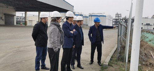 趙敬凱深入山東宏信化工股份有限公司老廠區搬遷改造項目檢查指導工作