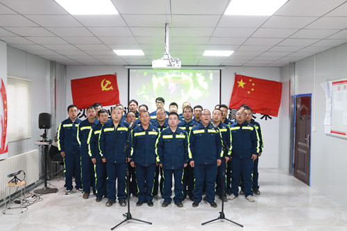 陜煤建設機電安裝公司迎“五一”職工文化活動進一線