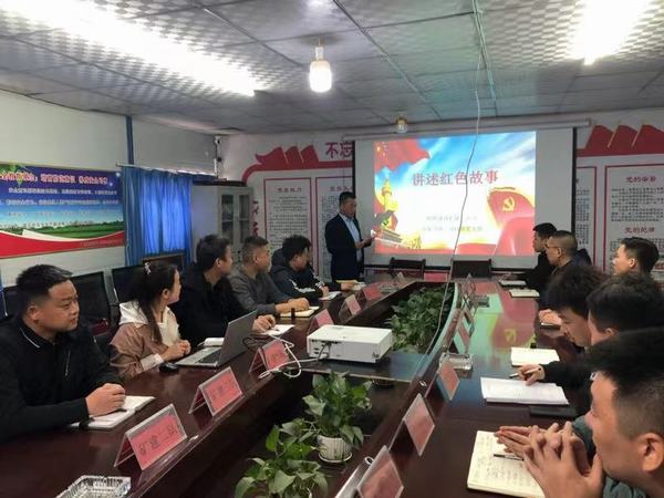 陜煤建設礦建二公司小保當第三項目部組織開展“講述紅色故事”專題宣講活動