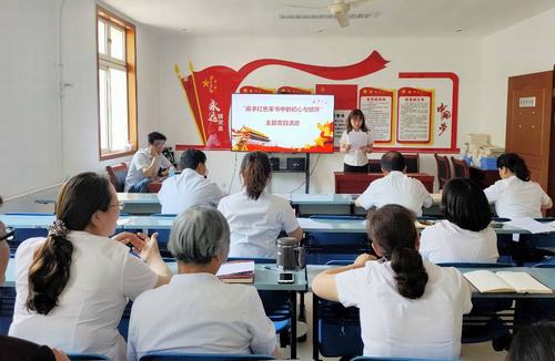 陜煤建設銅煤公司機關第一黨支部開展“追尋紅色家書中的初心與情懷”主題黨日活動