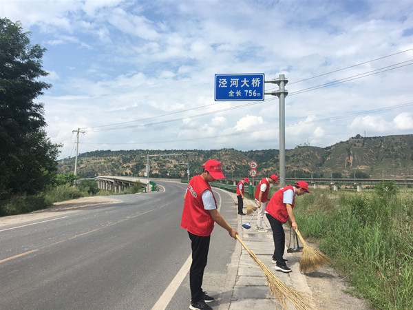 陜煤建設澄合分公司開展“盛夏七月 奉獻有我”志愿服務活動