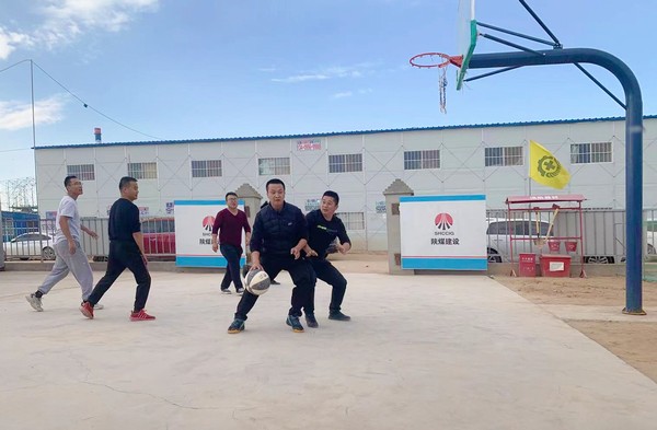 陜煤建設洗選煤運營公司第七項目部舉辦秋季職工籃球賽