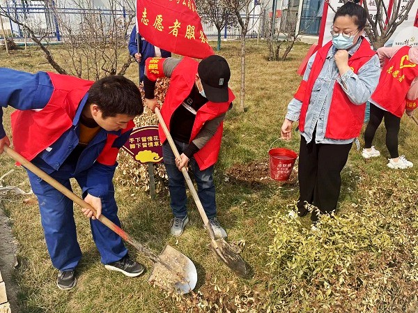 陜煤建設澄合分公司各基層單位開展“植樹護綠，美麗家園”義務植樹活動