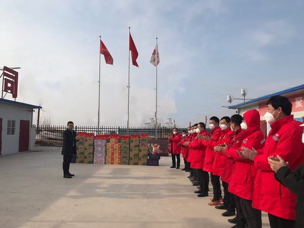 文家坡礦總經理徐景果一行蒞臨陜煤建設礦建二公司第三項目部檢查指導工作