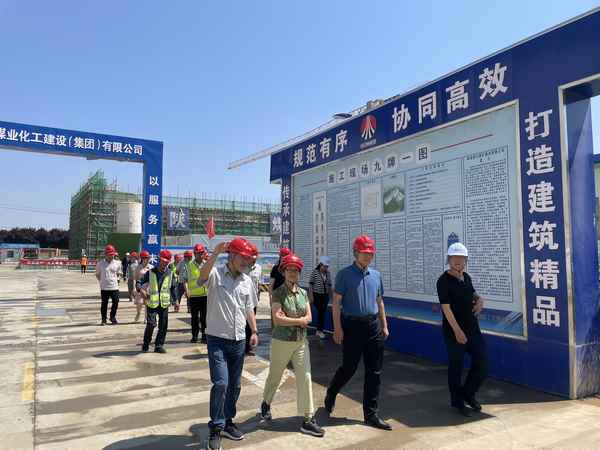 中央儲備糧集團公司督導組蒞臨銅川直屬庫梅坪倉儲項目 施工現場檢查指導工作