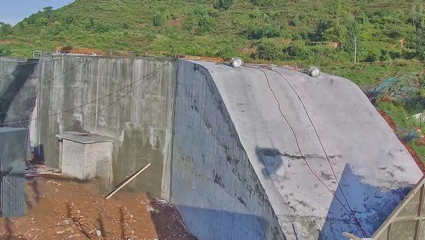 陜煤建設礦建二公司安裝項目部承建的王峰煤礦中央回風立井風硐“破繭而出”