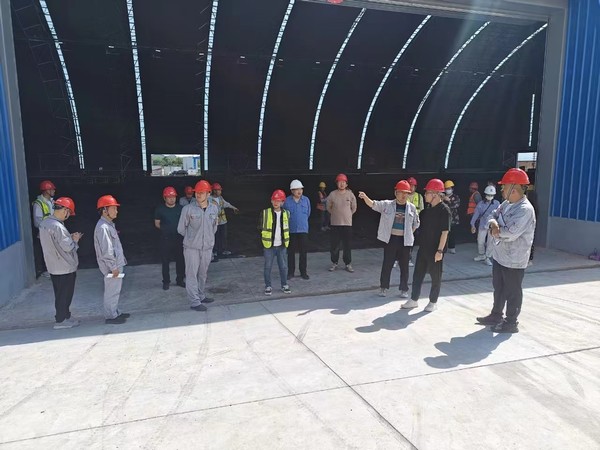 陜煤建設銅煤公司第六項目部承建的干煤棚擴建EPC總承包項目順利通過竣工驗收