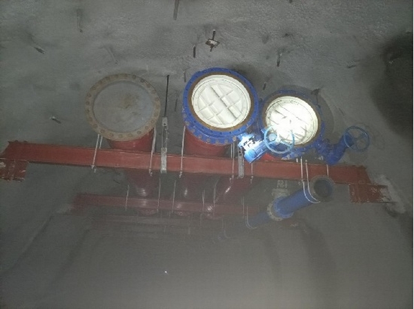 陜煤建設渭南分公司第三安裝項目部提前18天完成孟村礦井下瓦斯管路安裝項目