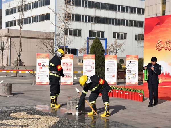 陜煤建設煤礦運營服務分公司：把好消防關 防患于未“燃”