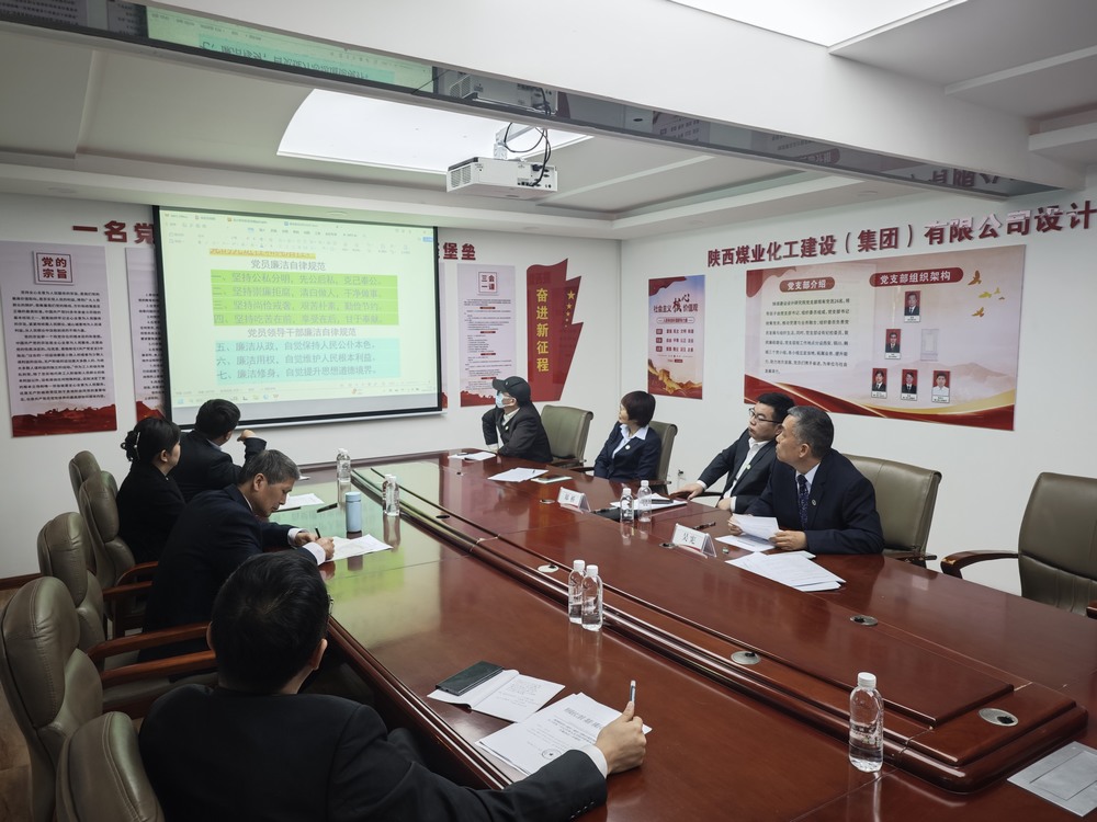 陜煤建設(shè)設(shè)計(jì)研究院:深入開(kāi)展“厲行節(jié)約 廉潔自律”專(zhuān)題活動(dòng)