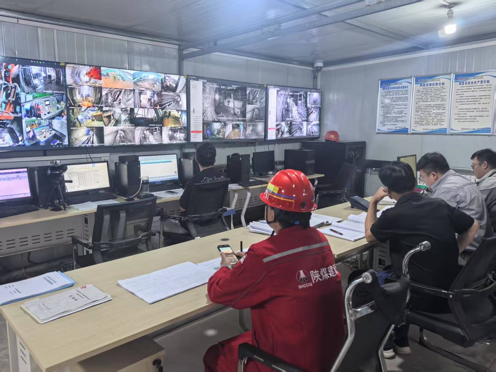 陜煤建設礦建二公司郭家灘項目部：多層密織安全防護網