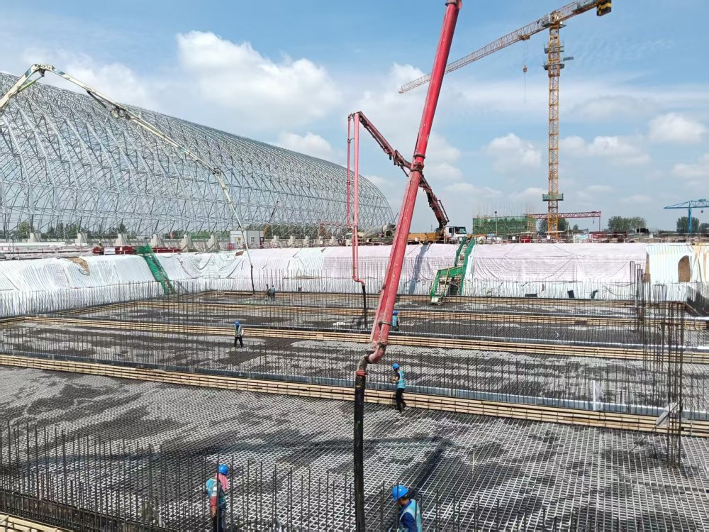 陜煤建設韓城分公司土建十六項目部：30小時連續奮戰完成3433立方米混凝土澆筑