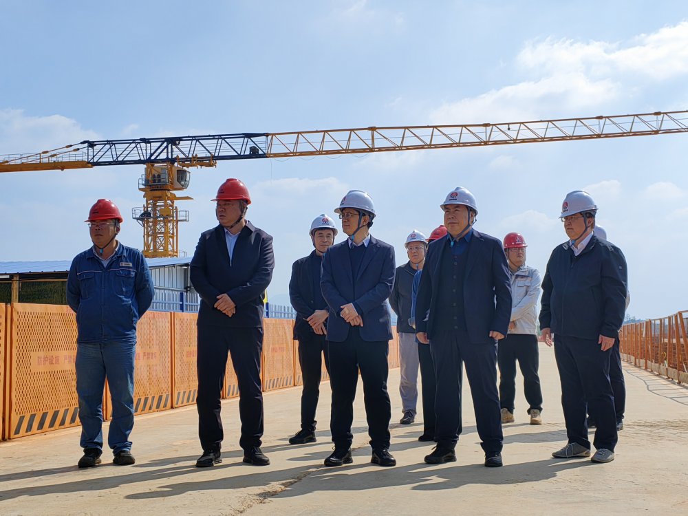 省紀委監(jiān)委駐陜煤集團紀檢監(jiān)察組組長、集團黨委委員、紀委書記閆恒光一行深入陜煤汨羅電廠項目調(diào)研指導工作